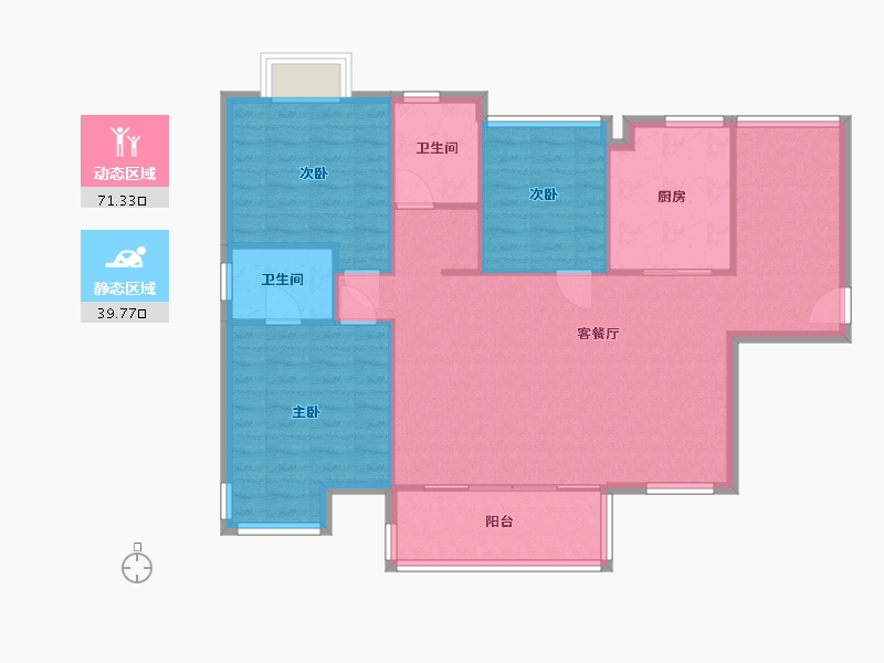 广东省-惠州市-金汇上元-101.20-户型库-动静分区