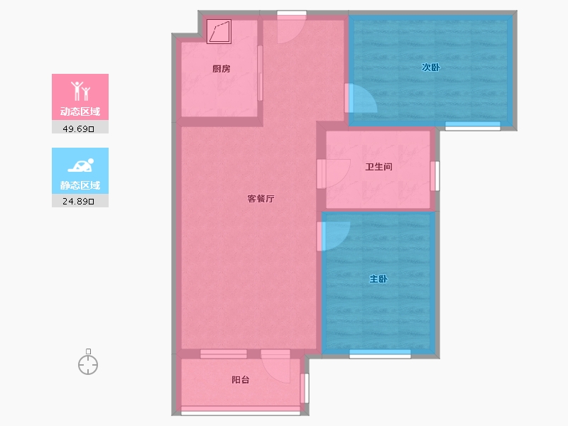 河北省-廊坊市-大爱城-89.00-户型库-动静分区