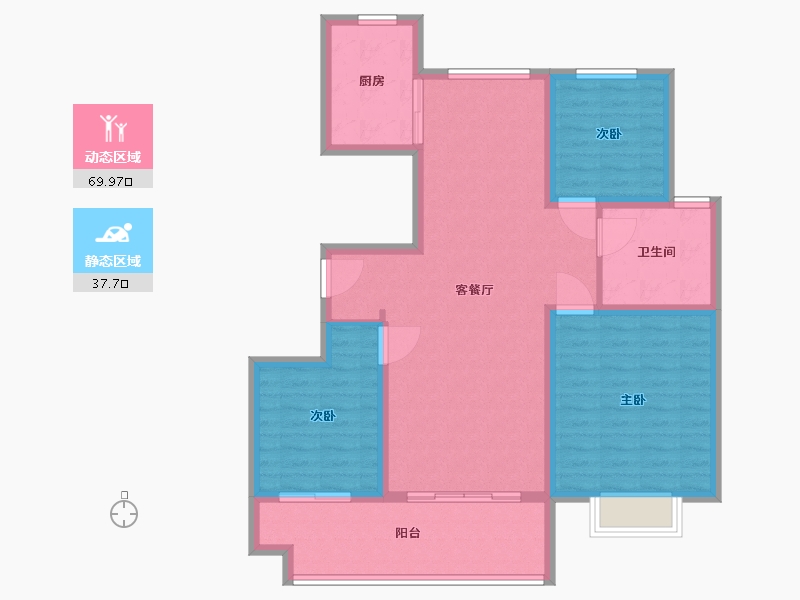 山东省-临沂市-师郯壹号院-97.19-户型库-动静分区