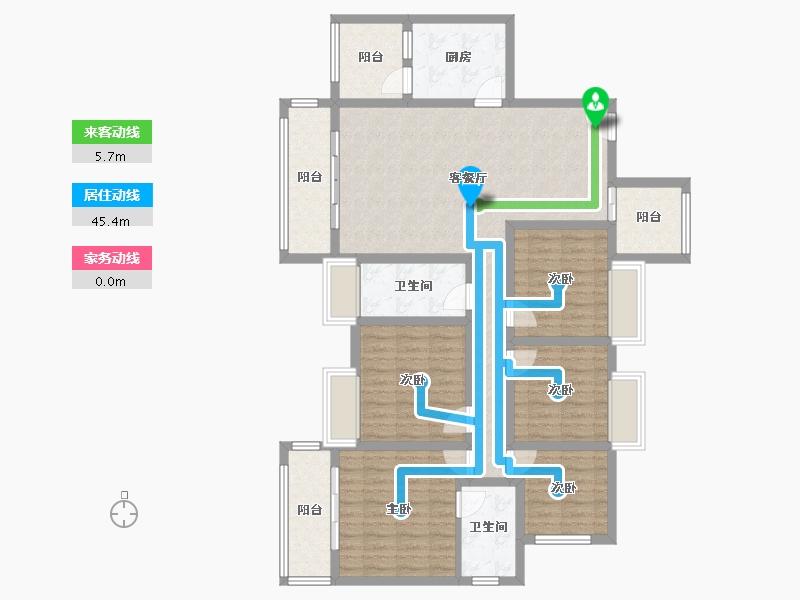 贵州省-毕节市-西城片区-121.32-户型库-动静线