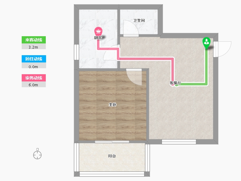 四川省-成都市-长顺苑-45.00-户型库-动静线