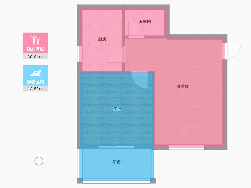 四川省-成都市-长顺苑-45.00-户型库-动静分区