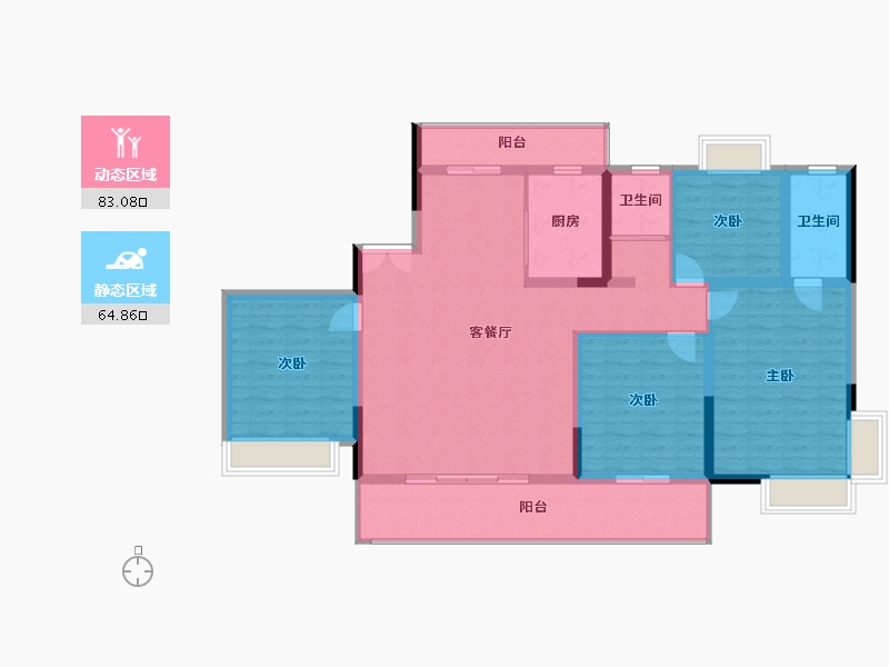 河南省-平顶山市-广诚美林府-184.00-户型库-动静分区