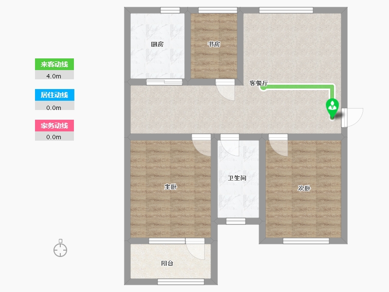 山东省-烟台市-林海听涛-73.83-户型库-动静线