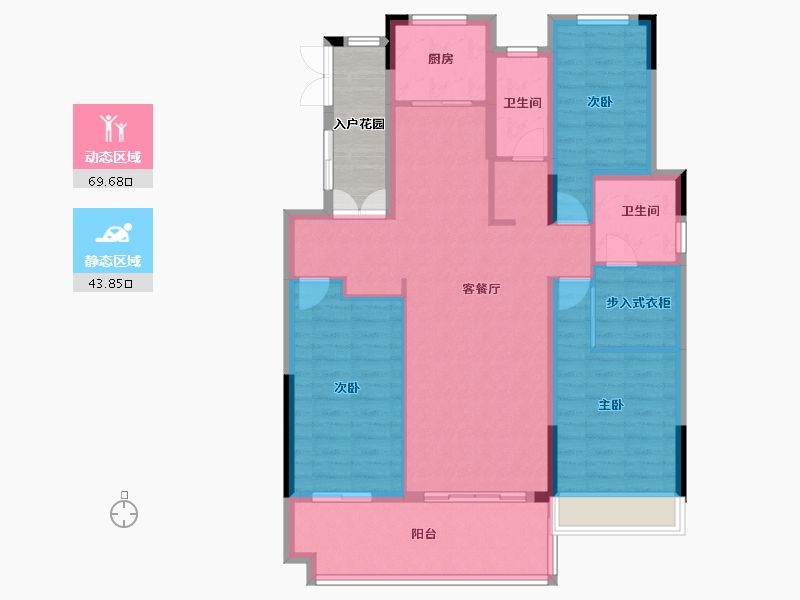 河南省-周口市-品胜阳城府-108.00-户型库-动静分区