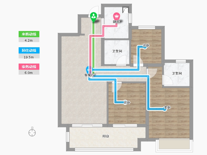 河南省-洛阳市-绿都洛阳府-79.00-户型库-动静线