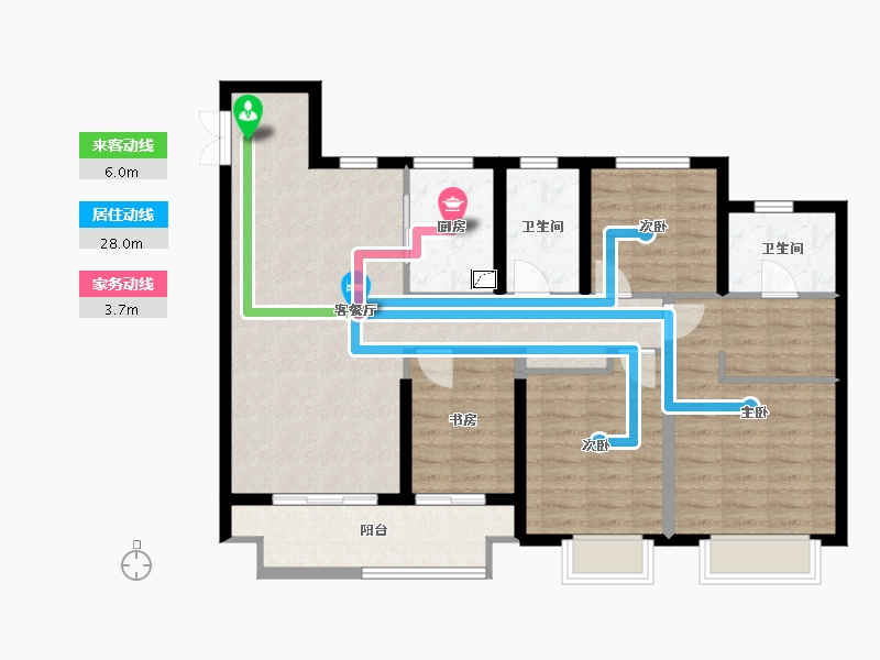 江苏省-盐城市-世茂璀璨星河-100.00-户型库-动静线