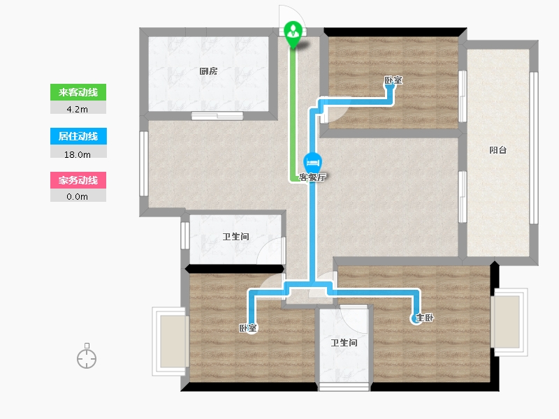 广西壮族自治区-北海市-中港城-88.00-户型库-动静线