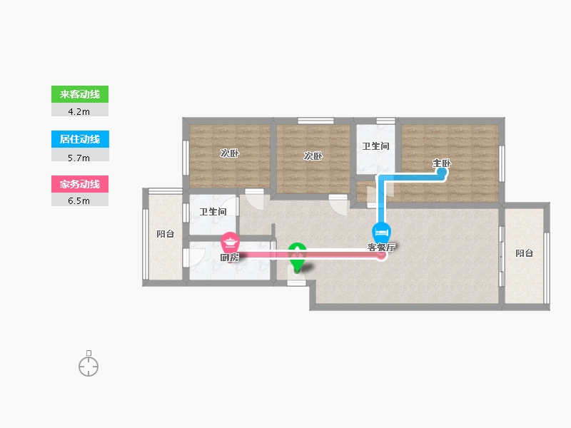 河南省-安阳市-美好生活家园-128.00-户型库-动静线