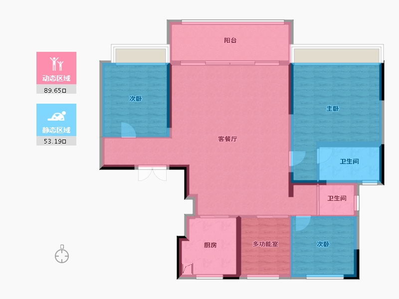 江苏省-连云港市-碧桂园九章赋-130.00-户型库-动静分区