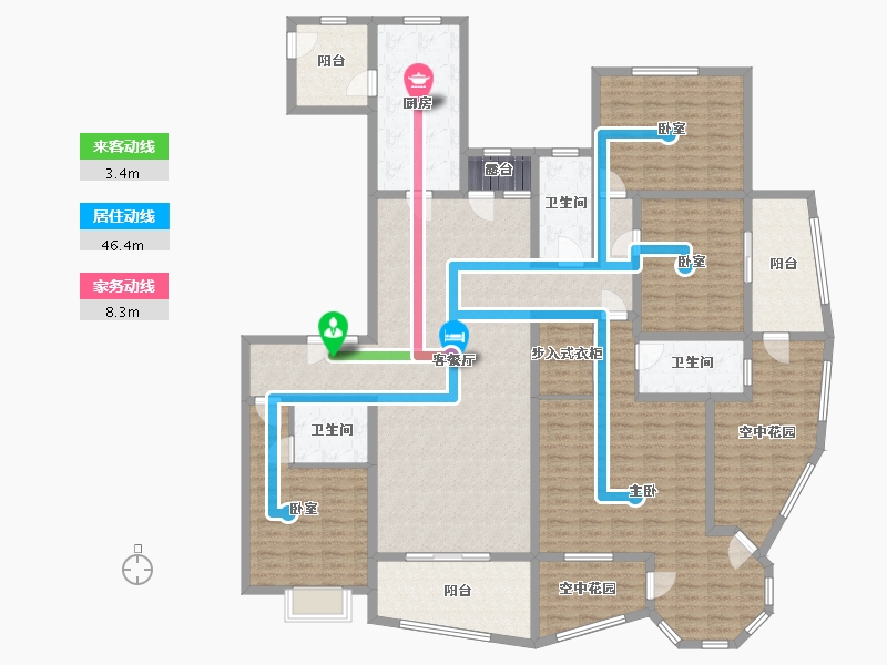 河北省-石家庄市-维多利亚四期-247.49-户型库-动静线