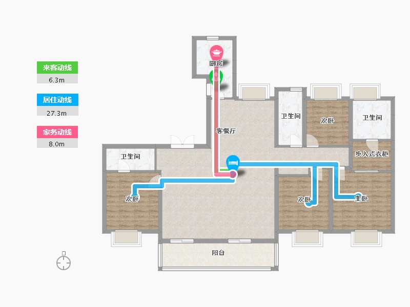 江苏省-南京市-葛洲坝五矿金陵府-168.00-户型库-动静线