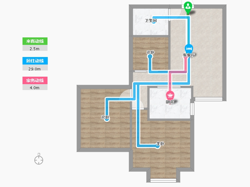 福建省-福州市-江边新苑-二区-7.50-户型库-动静线