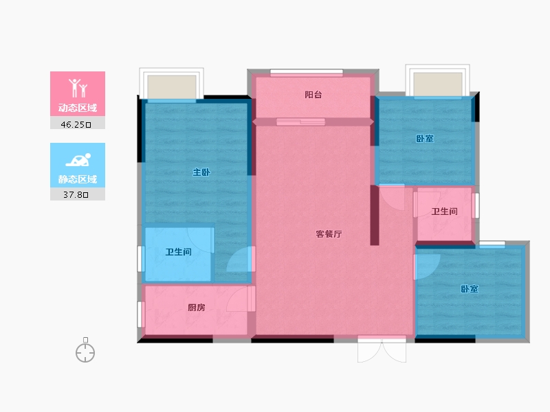 四川省-自贡市-富顺宏帆广场-78.80-户型库-动静分区