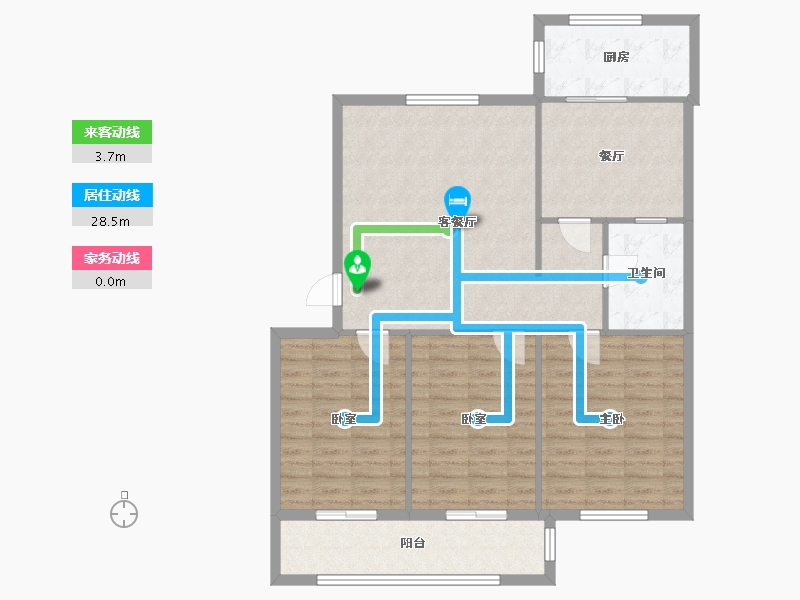 河南省-郑州市-郑州经济技术开发区管委会第一家属院-112.67-户型库-动静线