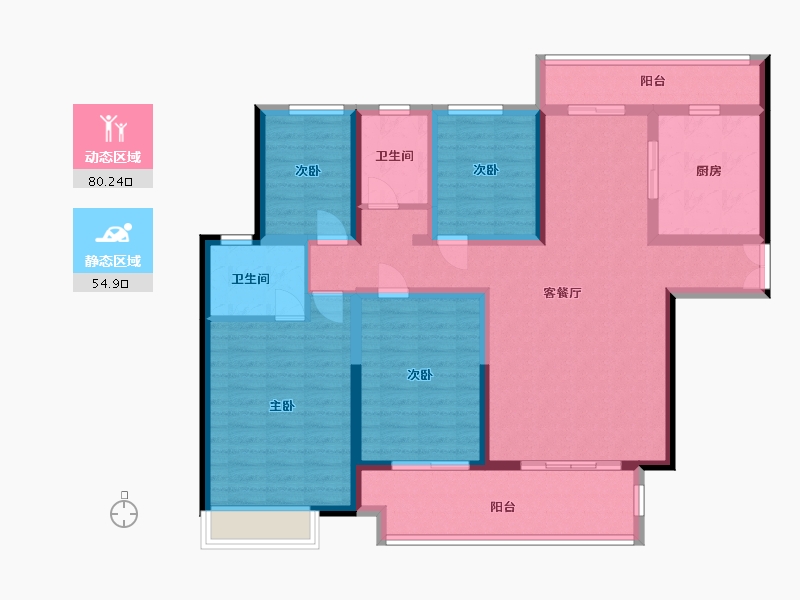 河南省-濮阳市-范县新城国际商业广场-120.00-户型库-动静分区