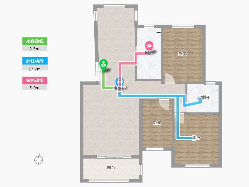 江西省-南昌市-丰源·淳和-104.00-户型库-动静线