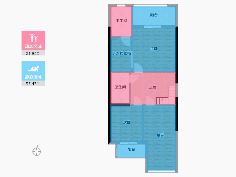 福建省-泉州市-万科金域滨江3期-80.00-户型库-动静分区