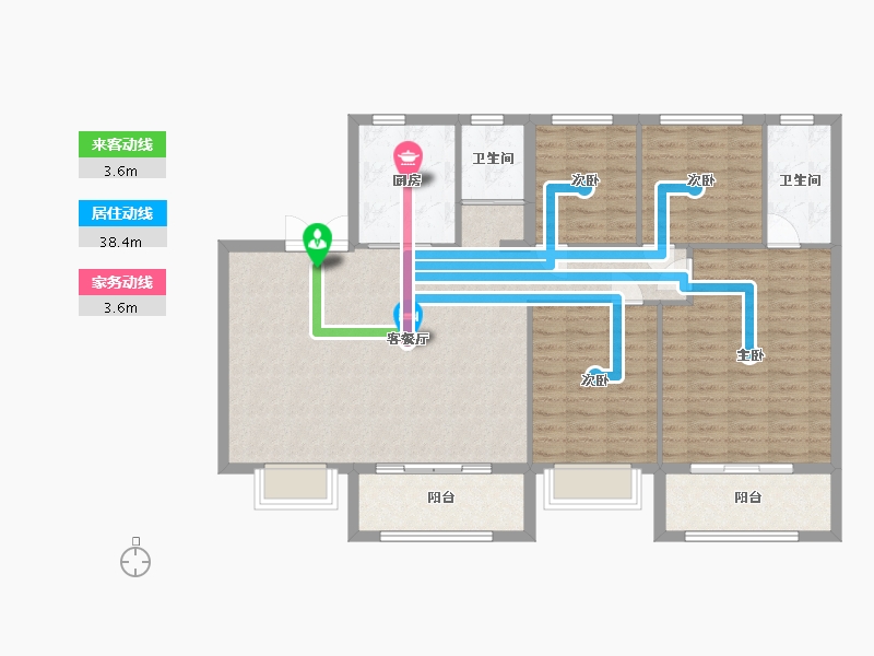 河北省-邢台市-美的碧桂园观澜壹号-148.00-户型库-动静线