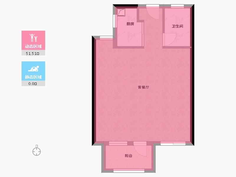 福建省-福州市-阳光城翡丽云邸-47.77-户型库-动静分区