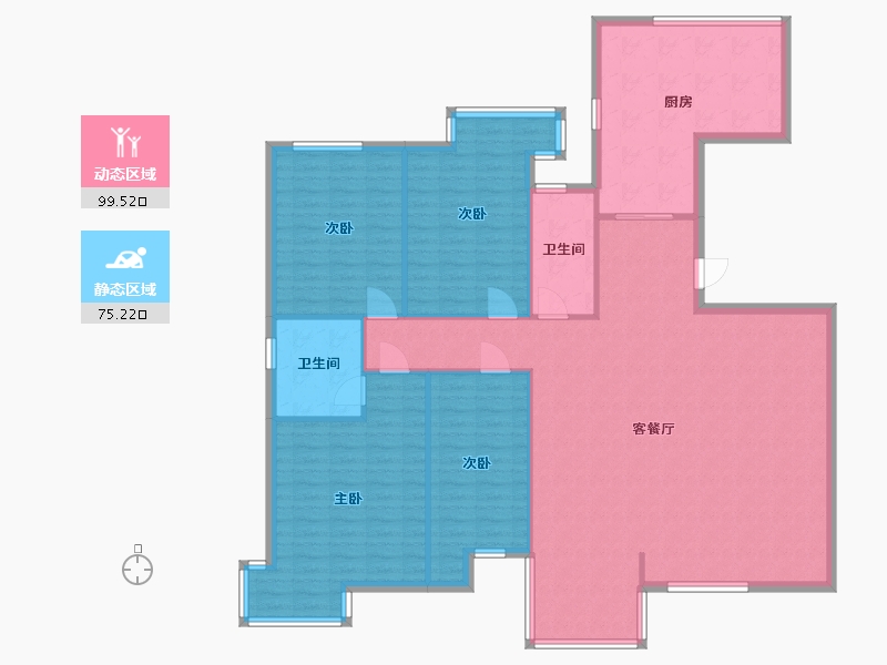 天津-天津市-天涛园-280.00-户型库-动静分区