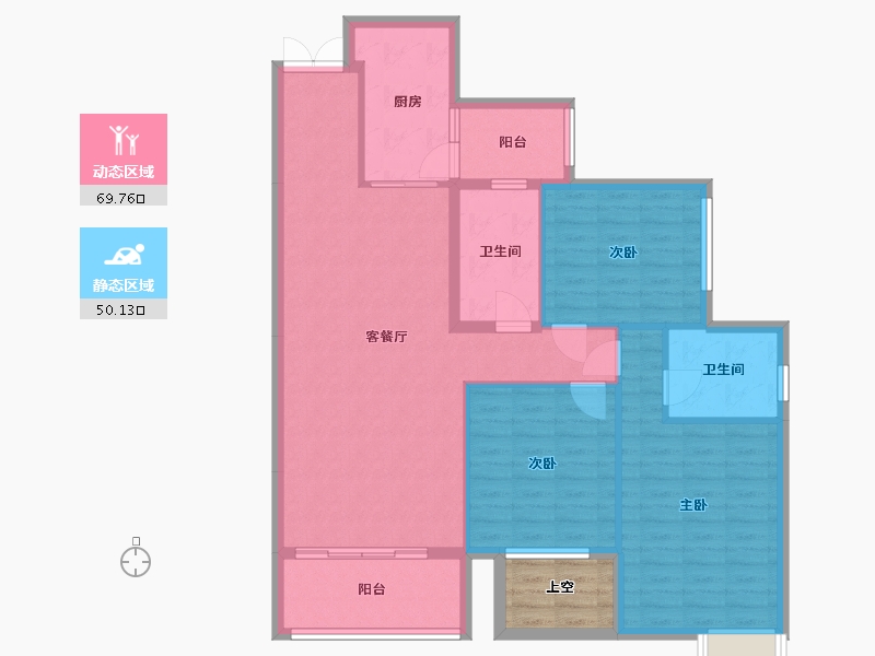 贵州省-贵阳市-阅山湖-112.84-户型库-动静分区