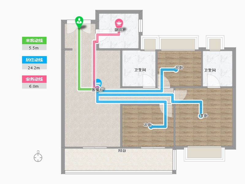 湖北省-武汉市-保利大都会建筑工地-100.00-户型库-动静线