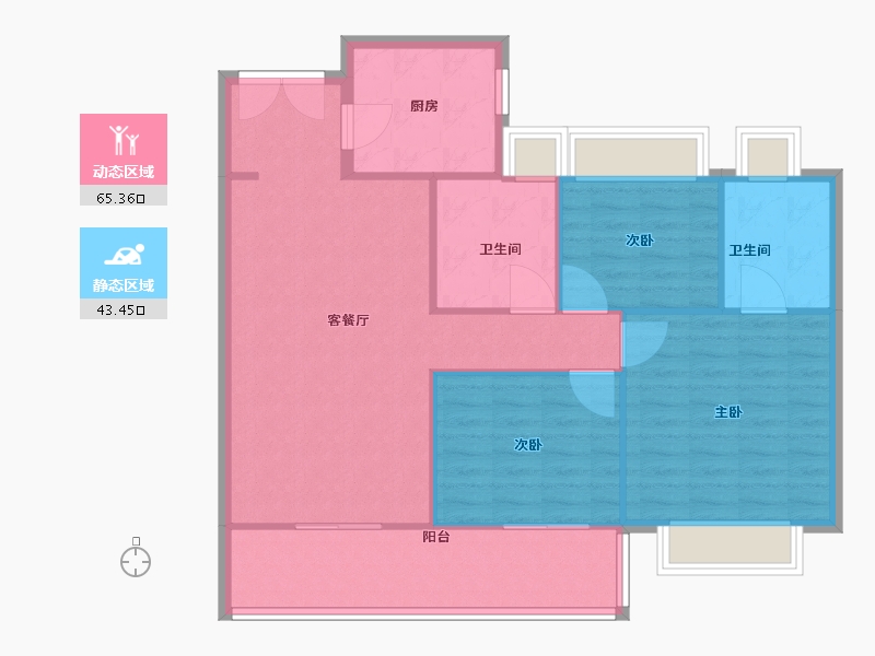 湖北省-武汉市-保利大都会建筑工地-100.00-户型库-动静分区