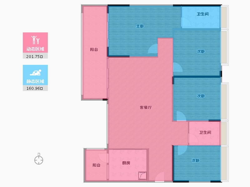 贵州省-贵阳市-阅山湖-340.00-户型库-动静分区