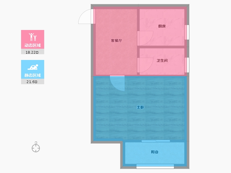 上海-上海市-曲沃路-34.00-户型库-动静分区