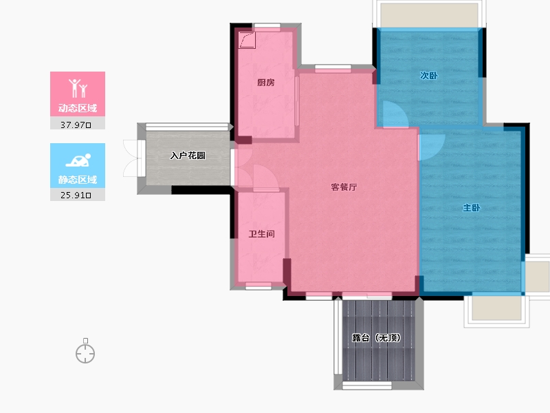 海南省-琼海市-瑞海水城-63.00-户型库-动静分区