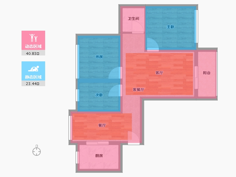 上海-上海市-江通苑-73.72-户型库-动静分区