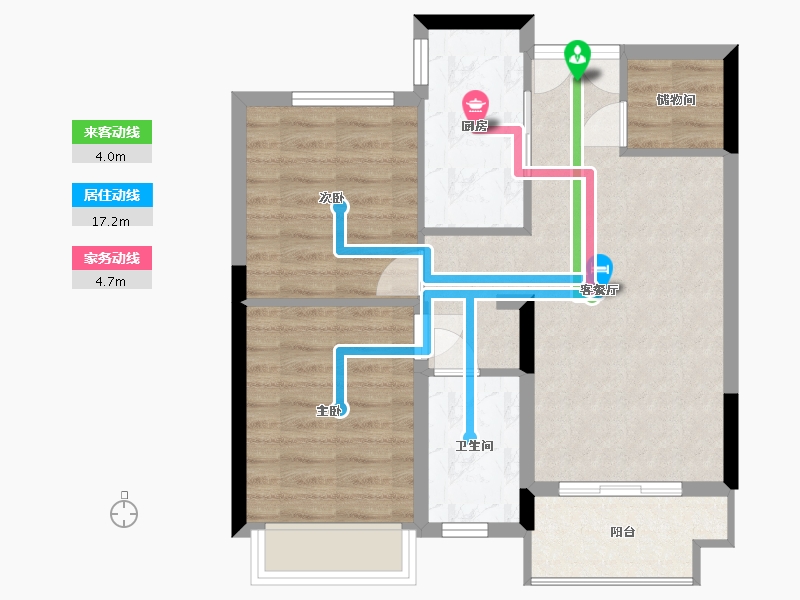 浙江省-衢州市-斗潭西区-65.12-户型库-动静线