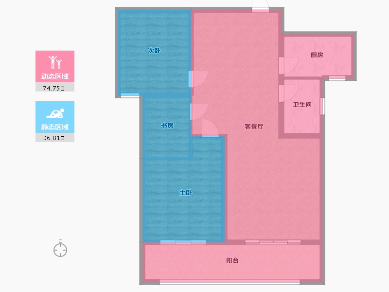 山东省-临沂市-新城福邸-101.00-户型库-动静分区