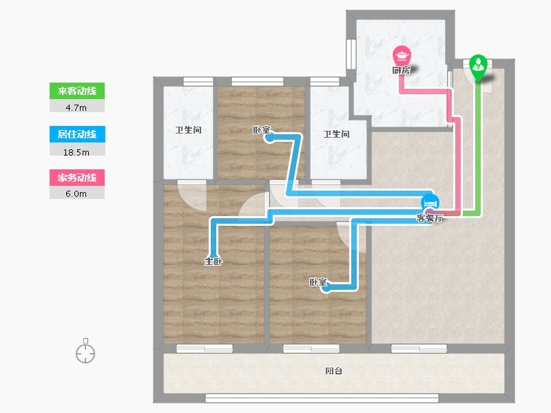 河南省-郑州市-融创运河源-81.63-户型库-动静线