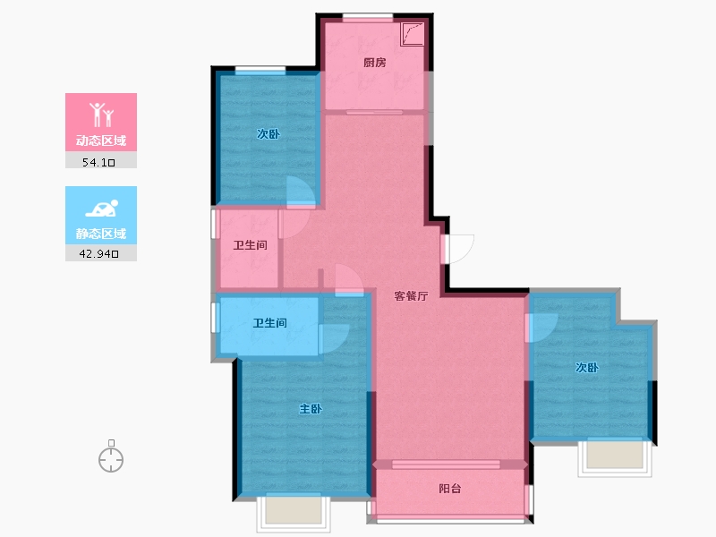 河北省-秦皇岛市-万达-110.00-户型库-动静分区