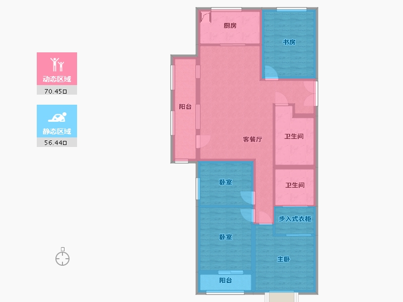 山西省-大同市-富力城-122.00-户型库-动静分区