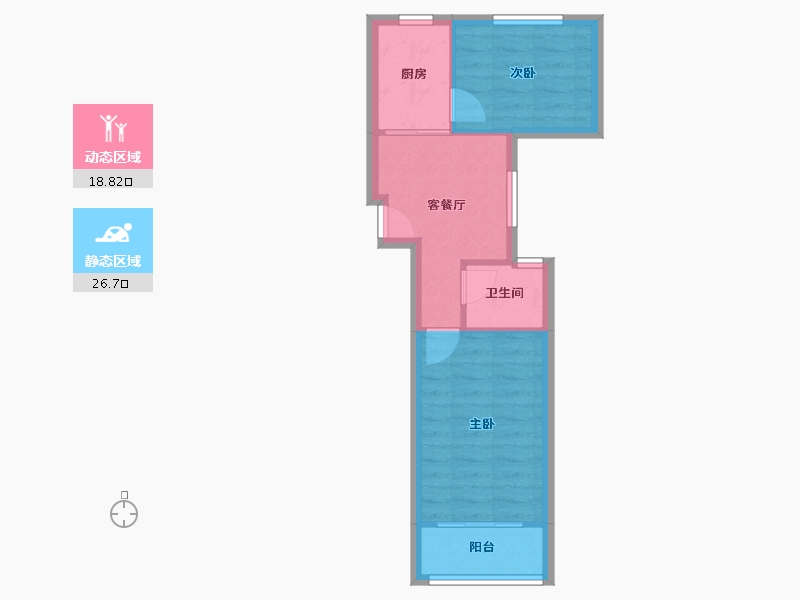 上海-上海市-罗山四村社区-43.70-户型库-动静分区