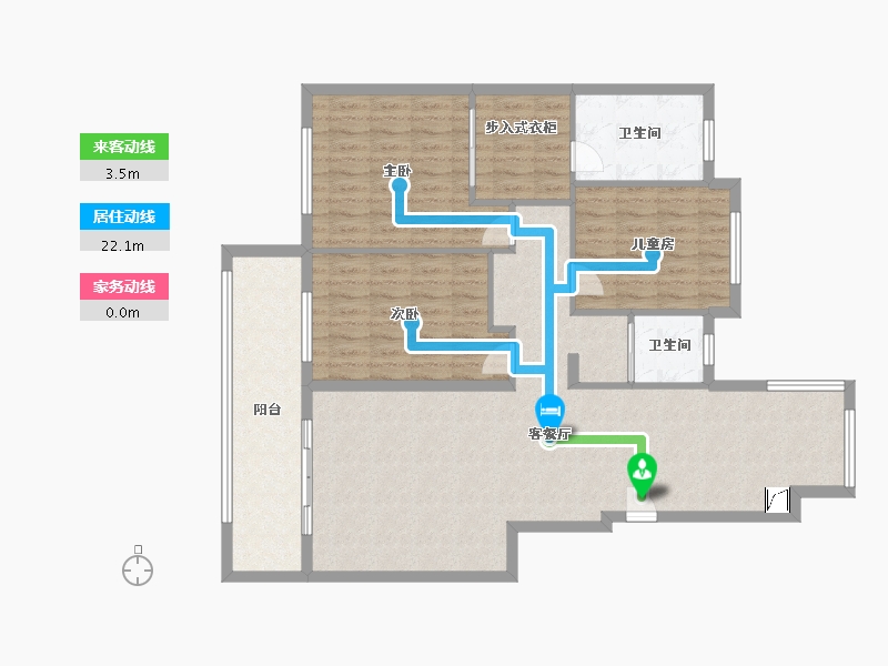 湖南省-怀化市-自动府-117.00-户型库-动静线