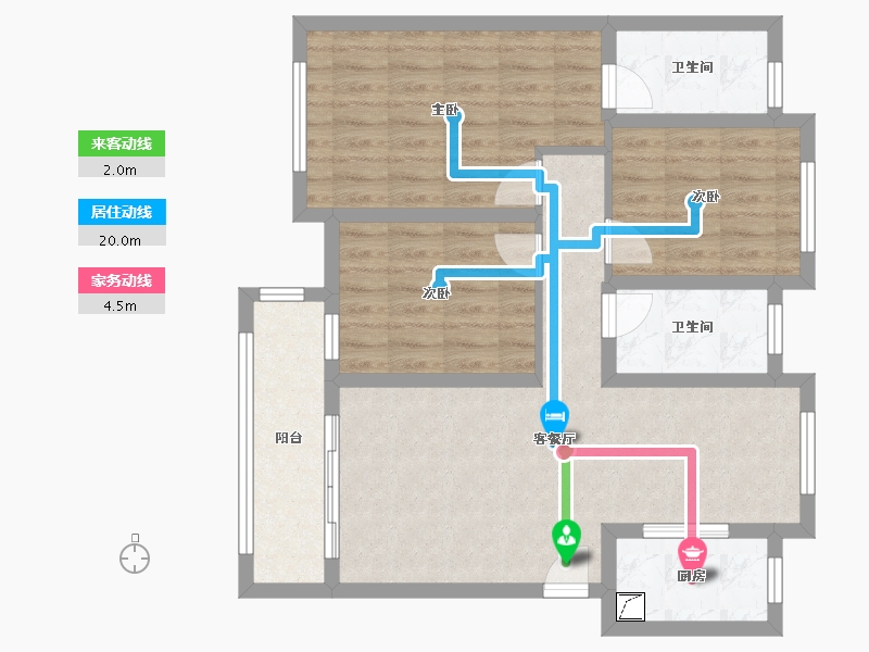 湖北省-孝感市-澴河壹号院-100.00-户型库-动静线