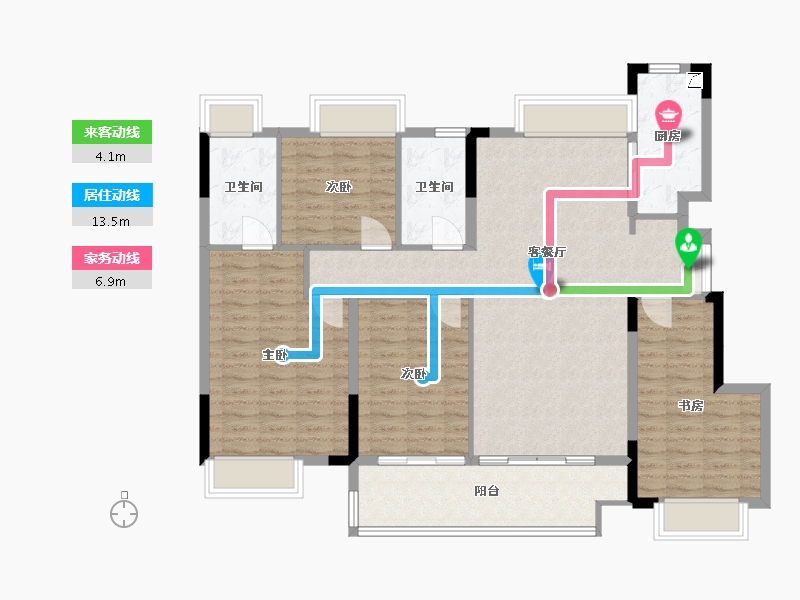 江西省-九江市-海湖悦府-120.00-户型库-动静线