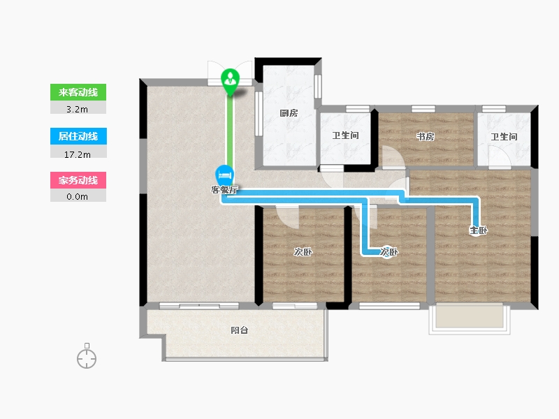 江西省-赣州市-全南蓝湾半岛-122.00-户型库-动静线