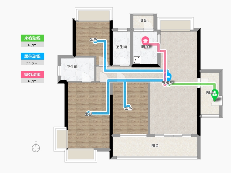 广东省-韶关市-新城之光-94.00-户型库-动静线