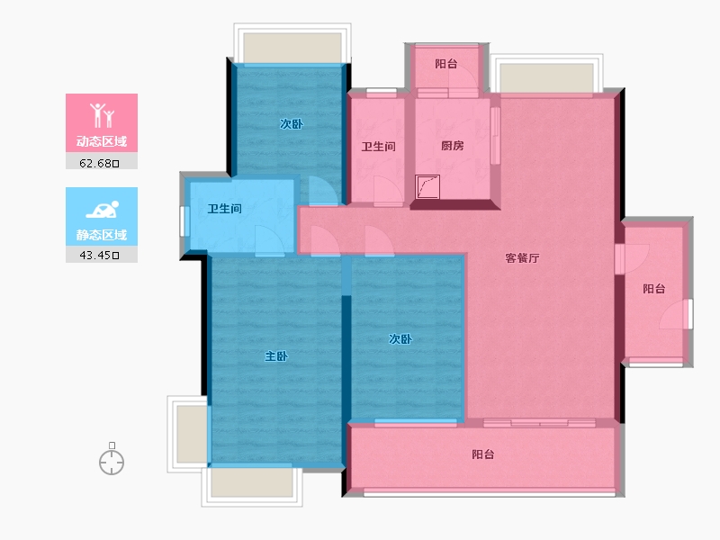 广东省-韶关市-新城之光-94.00-户型库-动静分区