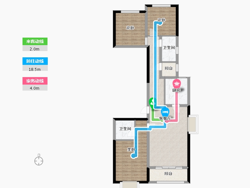 河北省-唐山市-翰林御府-140.00-户型库-动静线