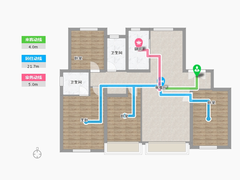 山东省-东营市-东营融创滨江壹号-120.05-户型库-动静线