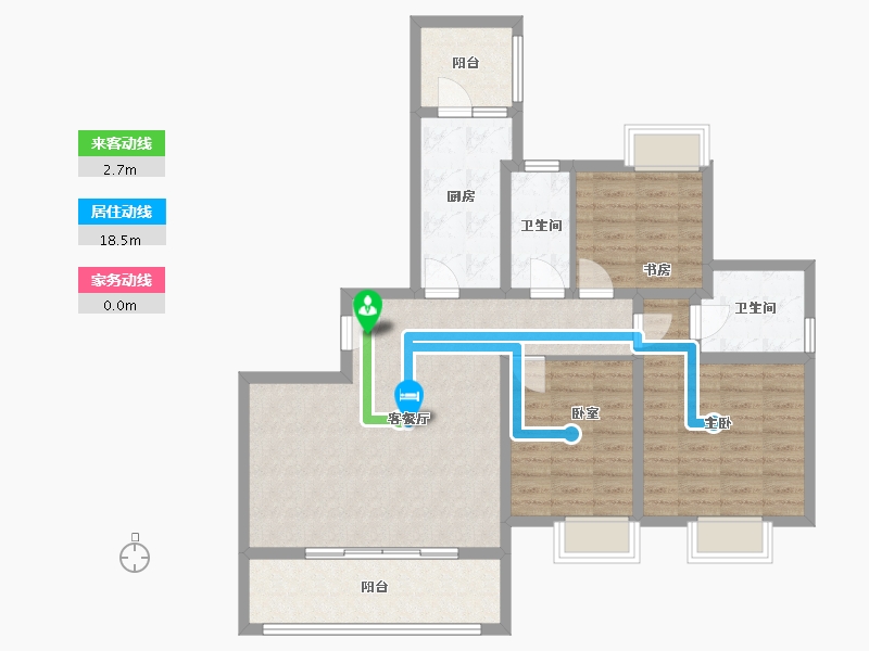 四川省-成都市-sm锦悦-96.91-户型库-动静线