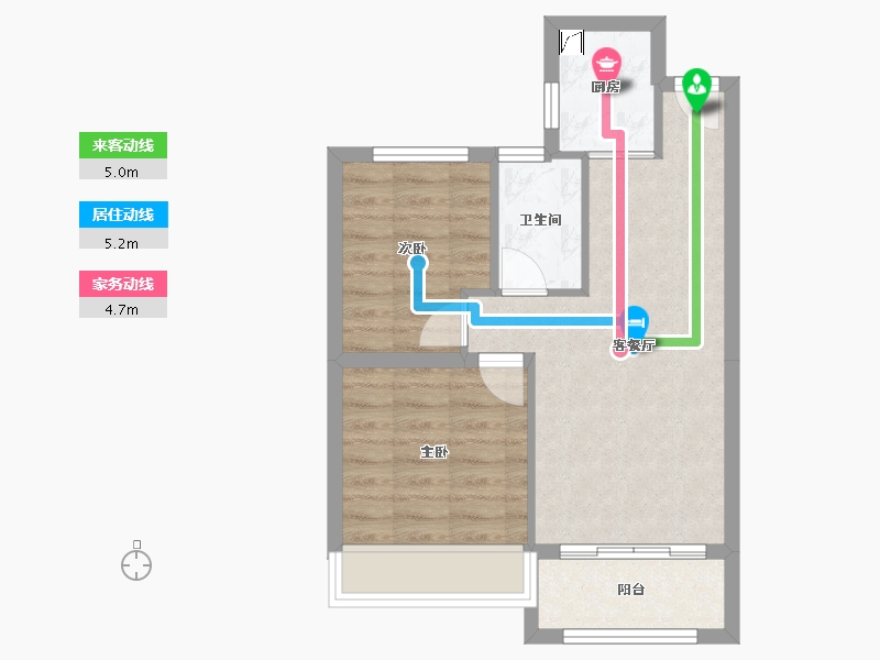 辽宁省-大连市-城市首府-70.00-户型库-动静线