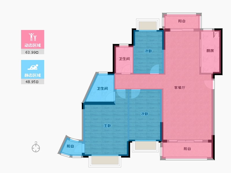 广东省-河源市-宝晟城-108.00-户型库-动静分区