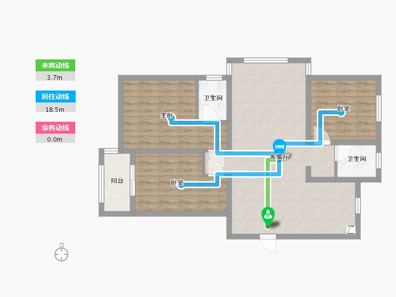 河南省-郑州市-浩创梧桐郡-92.00-户型库-动静线